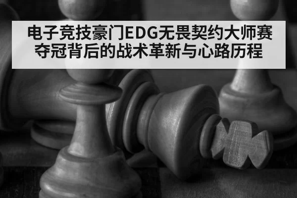 电子竞技豪门EDG无畏契约大师赛夺冠背后的战术革新与心路历程